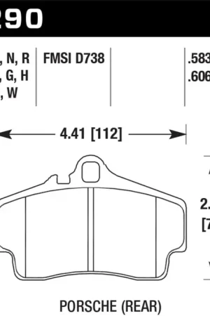 Deal Hawk Performance Ceramic Street Brake Pads