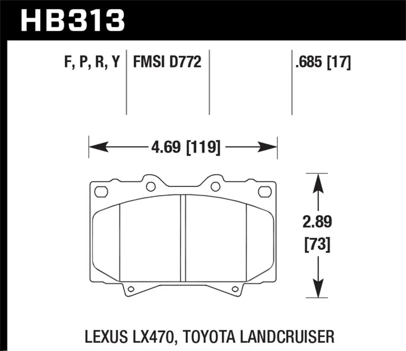 Buy Direct Hawk LTS Street Brake Pads