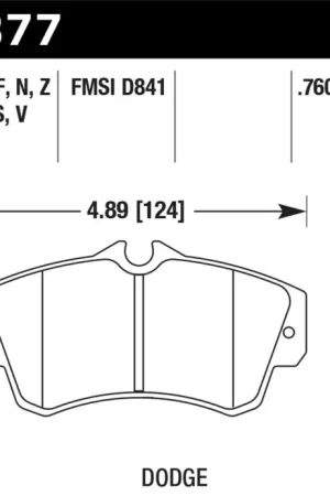 Top Rated Hawk SRT4 HPS Street Front Brake Pads