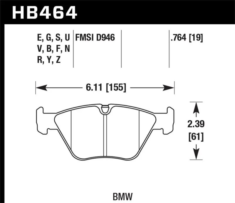 Hassle-Free Returns Hawk 01-06 BMW 330Ci / 01-05 330i/330Xi / 01-06 M3 Blue 9012 Front Race Brake Pads