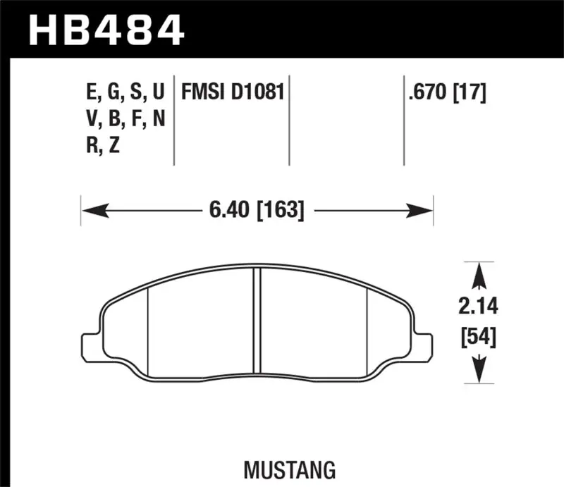 Seasonal Sale Hawk 05-10 Ford Mustang GT & V6 / 07-08 Shelby GT HPS Street Front Brake Pads