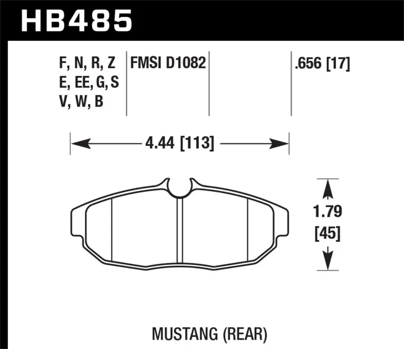 Save Now Hawk 11 Ford Mustang 5.0L / 05-10 GT / 07-11 Shelby GT500 DTC-60 Race Rear Brake Pads