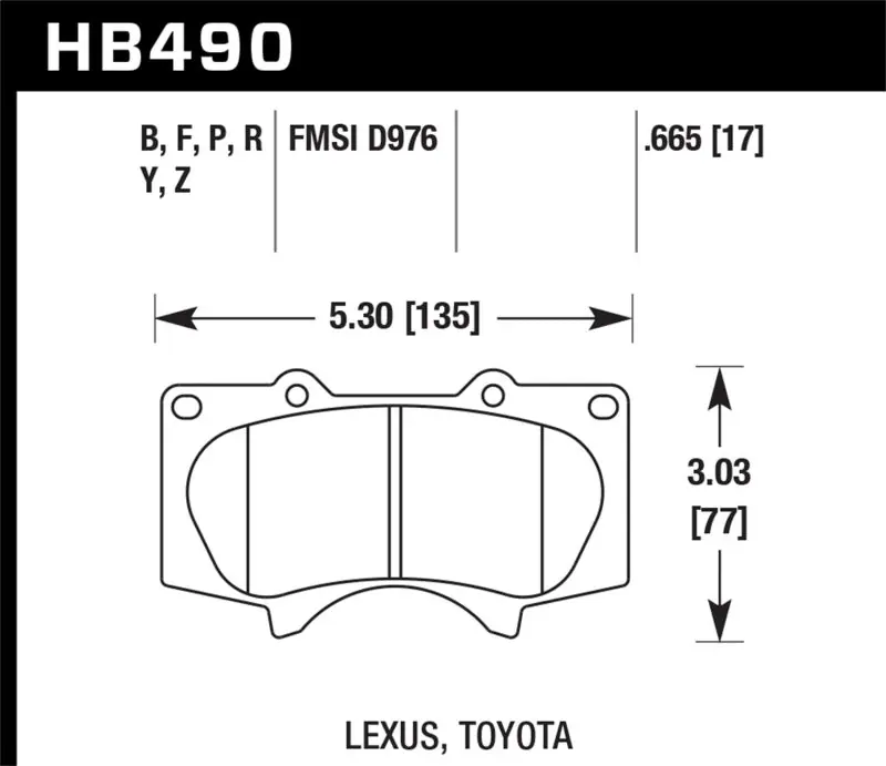 Hawk HPS Street Brake Pads Certified