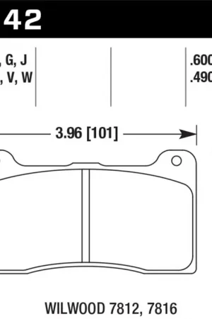 Instant Buy Hawk Wilwood 7816 DTC-70 Street Brake Pads