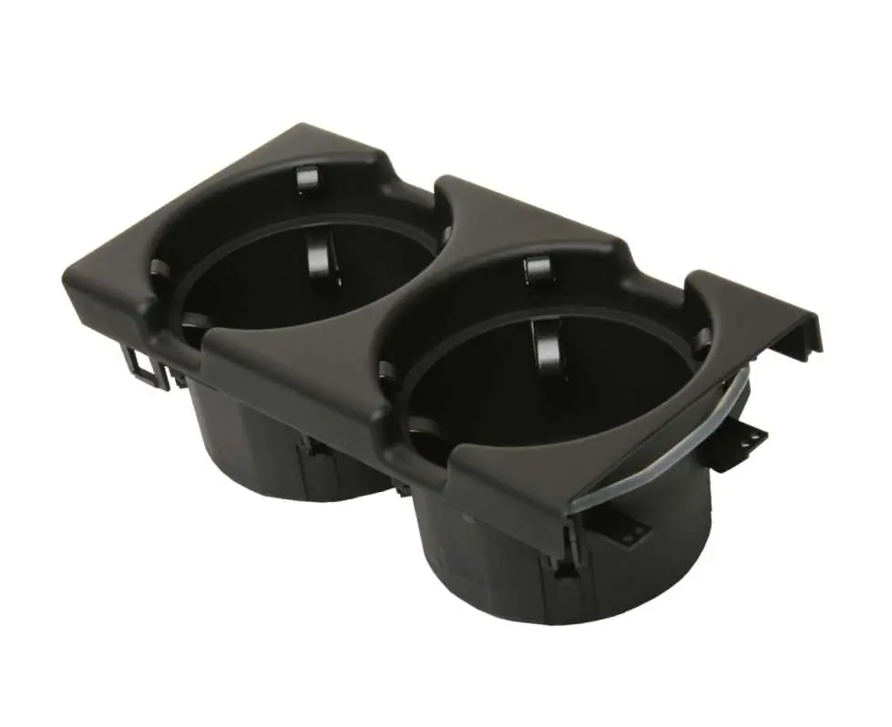 Genuine URO Parts 51168217953 Cup Holder; In Center Console, Black - BMW