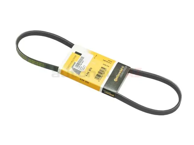 Limited Edition Continental ContiTech 4PK870, 4K870 Serpentine Belt; A/C Compressor - BMW, Mazda, Toyota