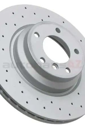 Markdown Zimmermann Sport Z X-Drilled 34116854999, 150342852 Disc Brake Rotor; Front - BMW