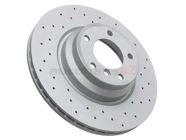 Markdown Zimmermann Sport Z X-Drilled 34116854999, 150342852 Disc Brake Rotor; Front - BMW