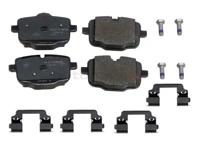 Exclusive Genuine BMW 34216857805 Brake Pad Set; Rear - BMW