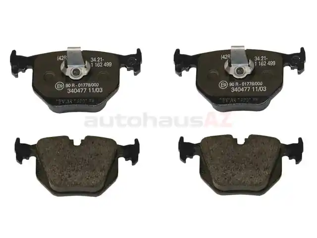 Genuine BMW 34216761248 Brake Pad Set; Rear - BMW Modern