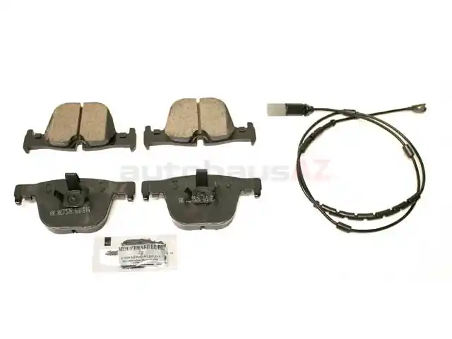 Akebono Euro 34216850570, EUR1610 Brake Pad Set; Rear - BMW Direct From Factory