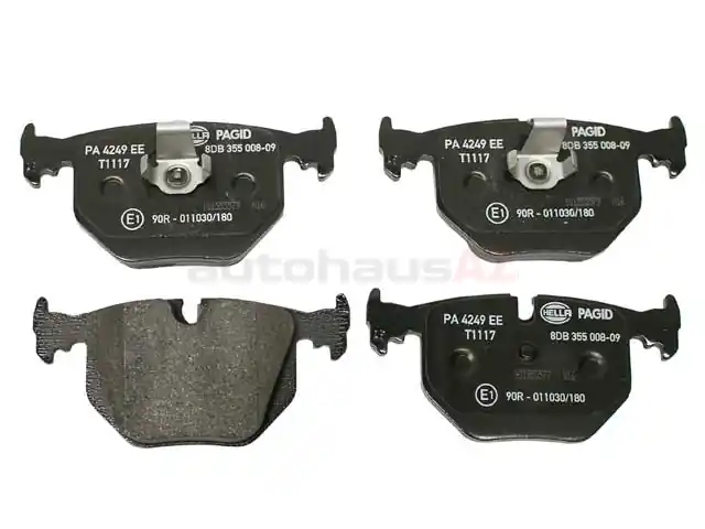 Best Choice Hella Pagid 34216750160, 355008091 Brake Pad Set; Rear; OE Compound - BMW