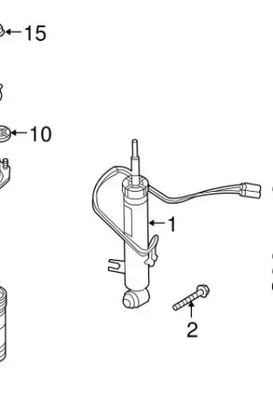 Buy Direct Genuine BMW 33526788779 Shock Absorber Mount; Left, Right - BMW
