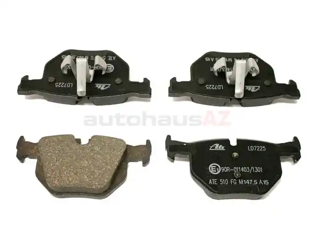 ATE Ceramic 34216775678, LD7225 Brake Pad Set; Rear - BMW Hot Picks