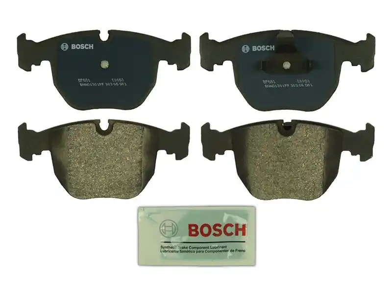 Hassle-Free Returns Bosch QuietCast BP681 Brake Pad Set; Front; OE Supplier Compound - BMW