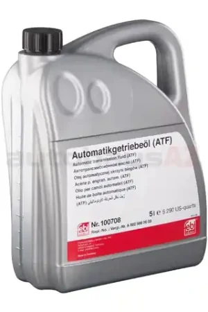 Flash Sale Febi Bilstein 002989060313, 100708 ATF, Automatic Transmission Fluid; 5 Liter - Mercedes
