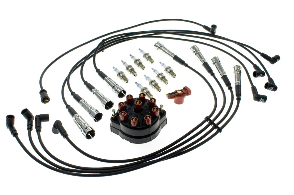 Popular AAZ Preferred 450TUNEUPKIT Ignition Tune-Up Kit; Cap, Rotor, Plugs and Wire Set; KIT - Mercedes