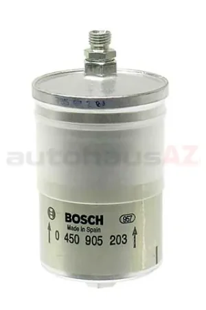 Bosch 71051, 0986AF8092 Fuel Filter; With Threaded Fittings; 75mm Diameter x 110mm Length - Mercedes Worldwide Shipping