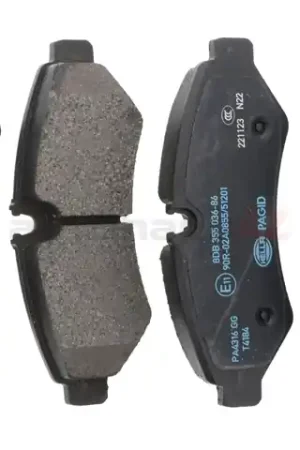 Hella Pagid 9104207300, 355036861 Brake Pad Set; Rear - Mercedes Holiday Sale