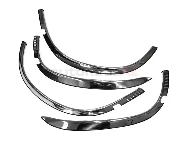 URO Parts MB035 Fender Trim Set; Stainless - Mercedes Genuine