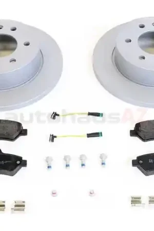 Free Shipping Zimmermann Coat Z 9064200083, 640431200 Disc Brake Pad and Rotor Kit; Rear - Mercedes