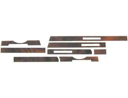 URO Parts WK-107BS Dash Strip Set; Premium Burl Wood - Mercedes Limited Time