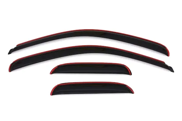 AVS 194040 Ventvisor Deflector; Smoke; In-Channel; 4 pc. Best Seller