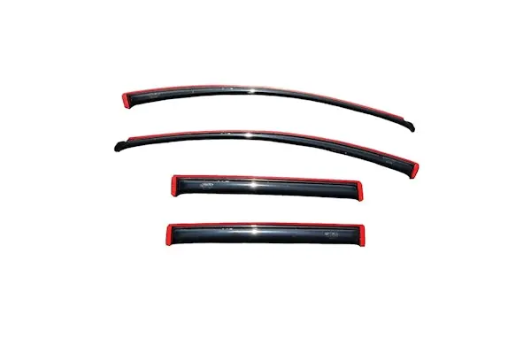 AVS 194141 Ventvisor Deflector; Smoke; In-Channel; 4 pc. Popular