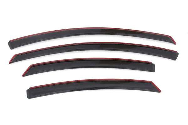 AVS 194261 Ventvisor Deflector; Smoke; In-Channel; 4 pc. Top Rated