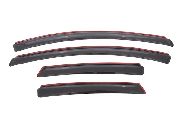 AVS 194373 Ventvisor Deflector; Smoke; In-Channel; 4 pc. Limited Edition