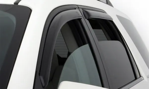 Popular AVS 194334 Ventvisor Deflector; Smoke; In-Channel; 4 pc.