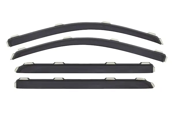 AVS 194536 Ventvisor Deflector; Smoke; In-Channel; 4 pc. Top Pick