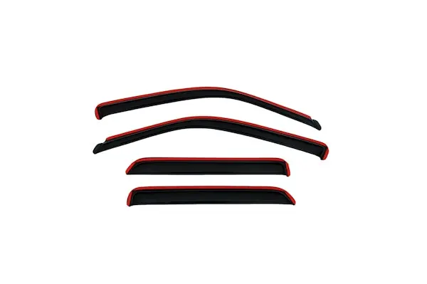 AVS 194555 Ventvisor Deflector; Smoke; In-Channel; 4 pc. Modern