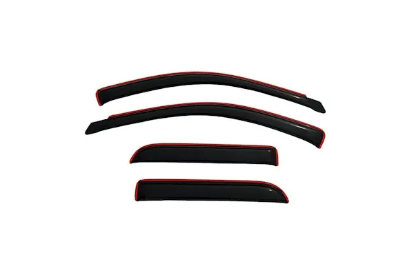 AVS 194623 Ventvisor Deflector; Smoke; In-Channel; 4 pc. Special Offer