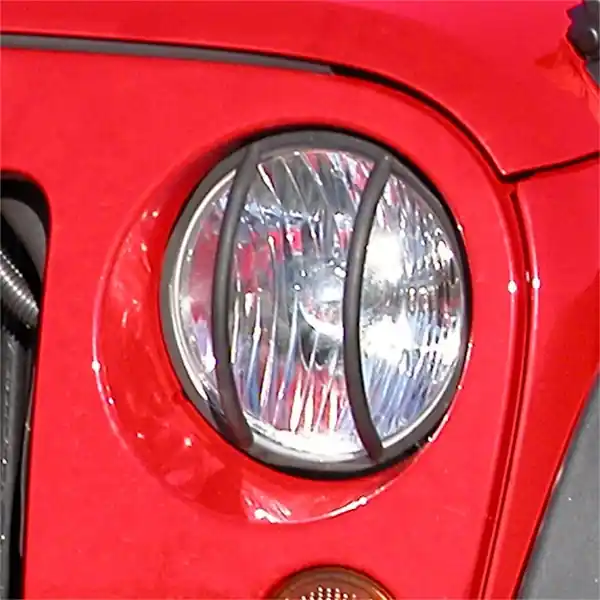 Rugged Ridge 11230.03 Headlight Euro Guards; Black; 07-17 Jeep Wrangler JK Sale