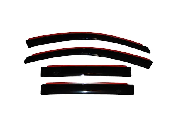 Low Price AVS 194837 Ventvisor Deflector; Smoke; In-Channel; 4 pc.
