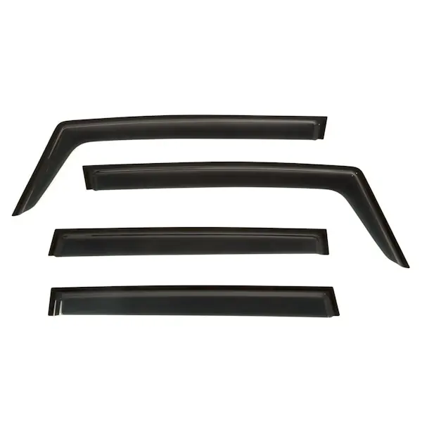 Money Back Guarantee Rugged Ridge 11349.15 Window Visor, Black 4-pc set