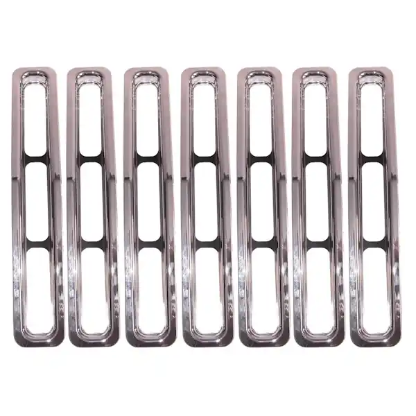 Rugged Ridge 11306.01 Grille Inserts; Chrome; 87-95 Jeep Wrangler YJ Seasonal Sale