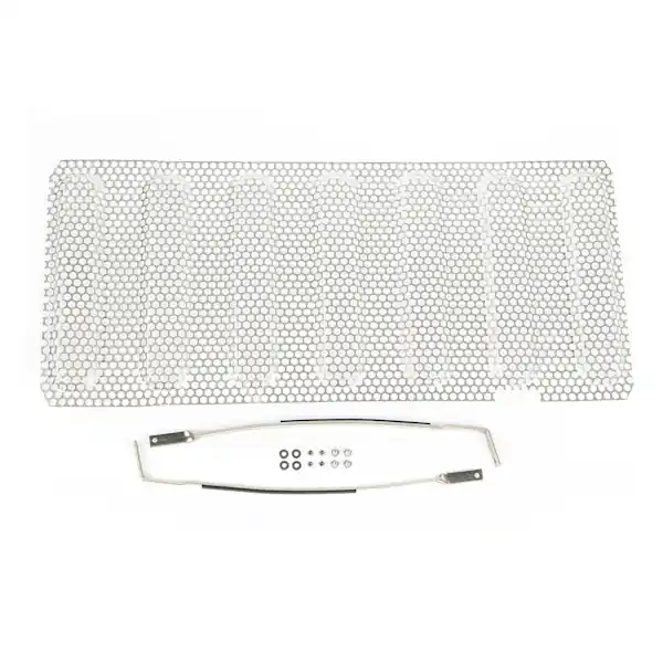 Low Price Rugged Ridge 11401.22 Grille Insert; Satin Stainless Steel; 07-17 Jeep Wrangler JK
