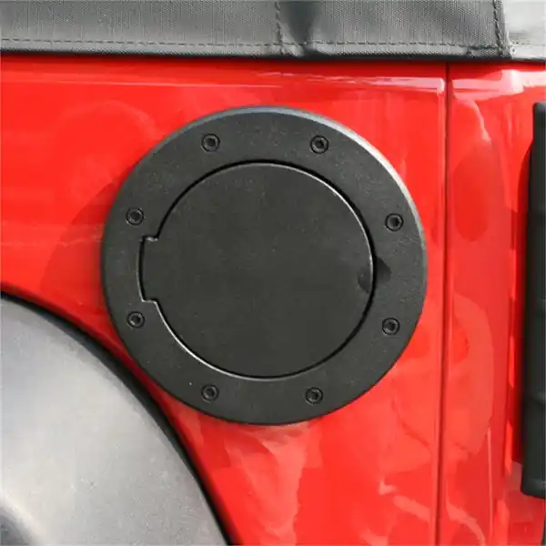 Rugged Ridge 11425.05 Non-Locking Gas Cap Door; Black; 07-17 Jeep Wrangler JK Trusted Brand