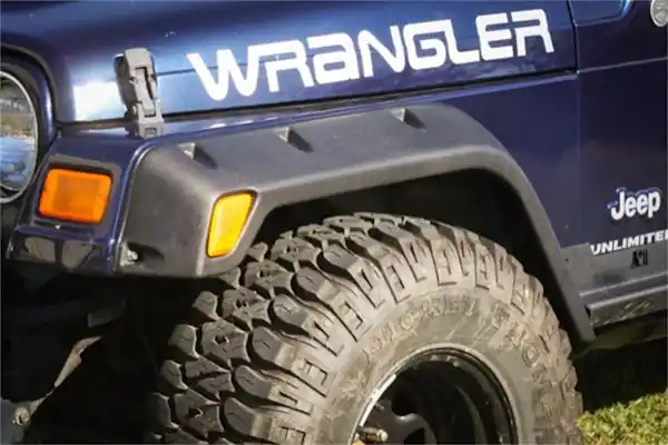 Exclusive Rugged Ridge 11630.20 4 Piece All Terrain Fender Flare Kit, 4.75 Inch