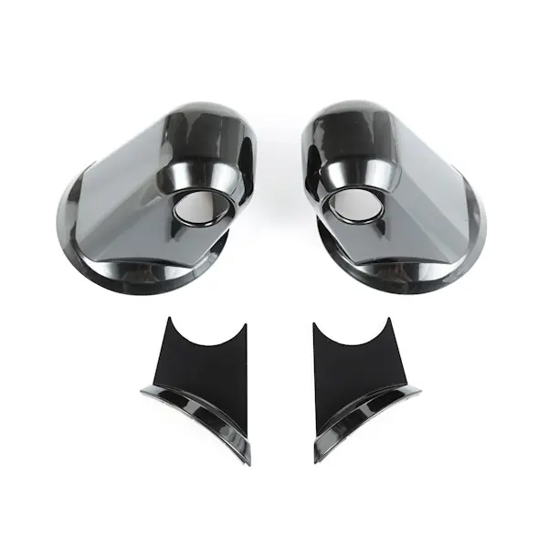 No Minimum Order Rugged Ridge 13311.05 Mirror Arm Covers; Black; Paintable; 07-17 Jeep Wrangler JK/JKU
