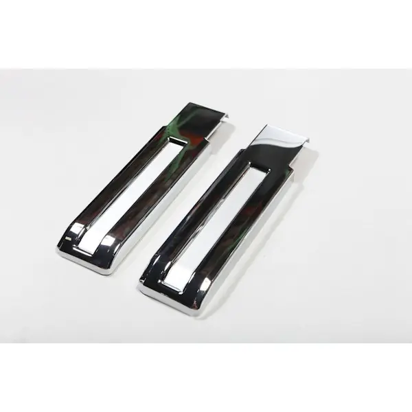 Buy Direct Rugged Ridge 13311.24 Tailgate Hinge Covers; Chrome; 07-17 Jeep Wrangler JK