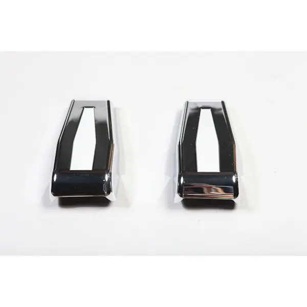 Fast Shipping Rugged Ridge 13311.25 Liftgate Hinge Covers; Chrome; 07-17 Jeep Wrangler JK