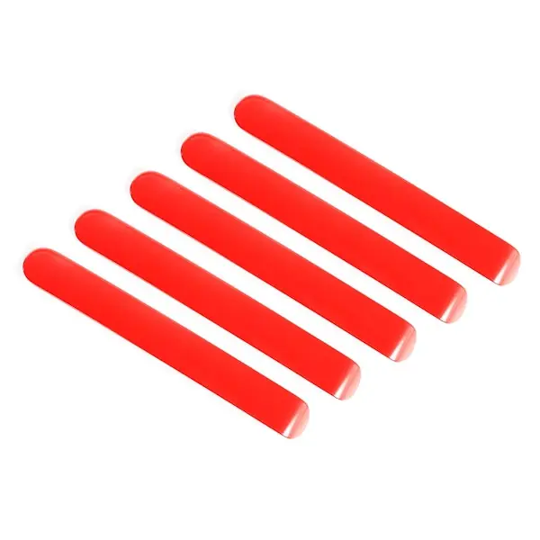 Rugged Ridge 13311.45 Door Handle Inserts, Red, 4 Door Best Seller
