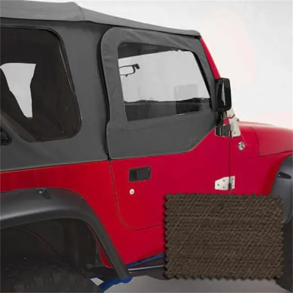 In Demand Rugged Ridge 13714.36 Upper Soft Door Kit, Khaki Denim