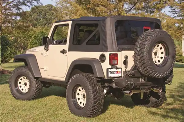Worldwide Shipping Rugged Ridge 13736.01 XHD Soft Top, Black, Tinted Windows