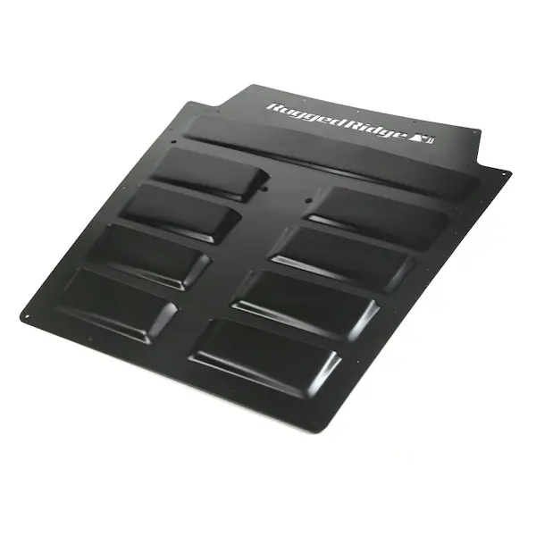 Rugged Ridge 17759.10 Hood Vent Insert; Black; 07-17 Jeep Wrangler JK Top Pick