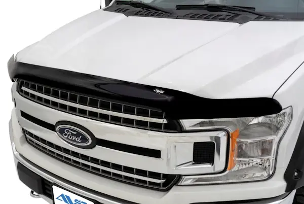 Hot Deal AVS 25073 Bugflector II Hood Shield; Smoke