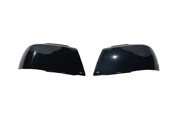 Seasonal Sale AVS 37459 Headlight Covers; Smoke Black Out; 2pc.